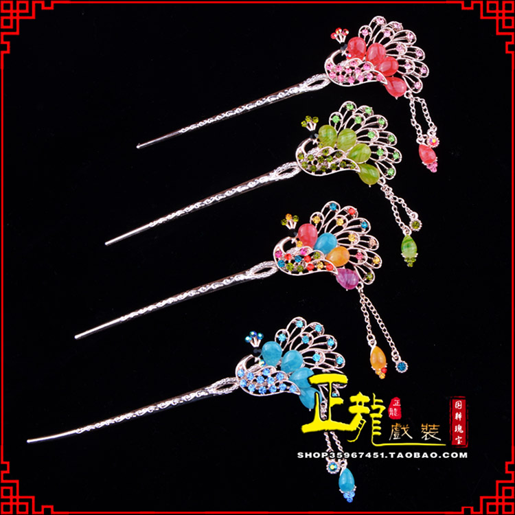 格尔木头饰化妆用品饰品花旦小姐青衣头饰簪子发簪 发簪