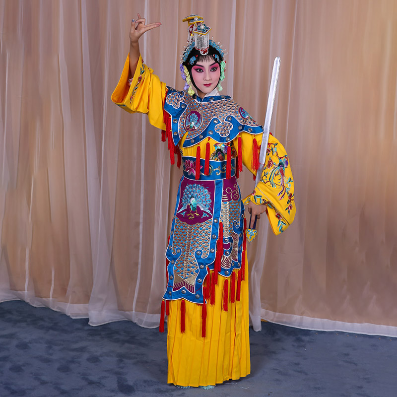 格尔木霸王别姬虞姬服 软绉别姬服