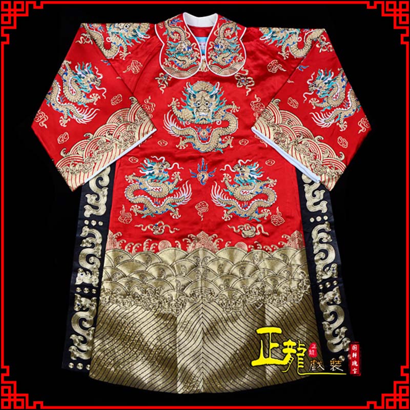 格尔木皇帝蟒袍全金八宝团龙蟒
